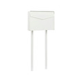 MEFA postkasse Letter 112 hvid mat/blank
